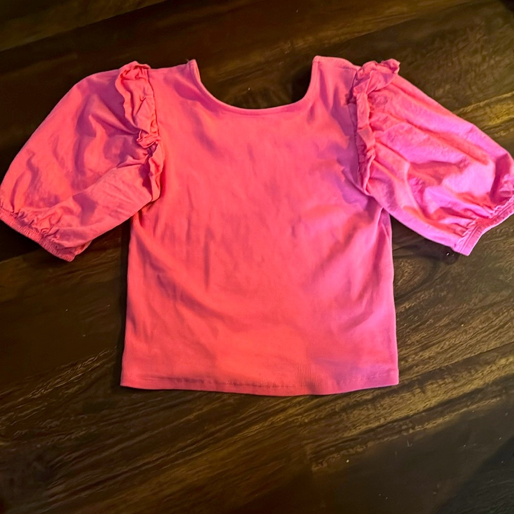 ZARA PINK CROP TOP SIZE 13-14 FITS SIZE SMALL/MEDIUM